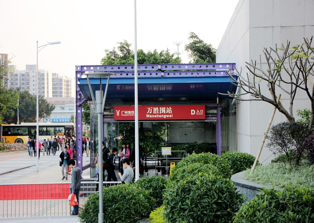 Iway Apartment Pazhou Exhibition Center Гуанчжоу Экстерьер фото